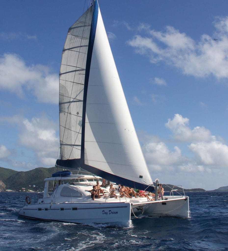 Sail Boat With People