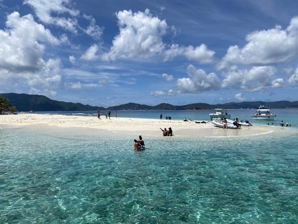 Tourist Swimming